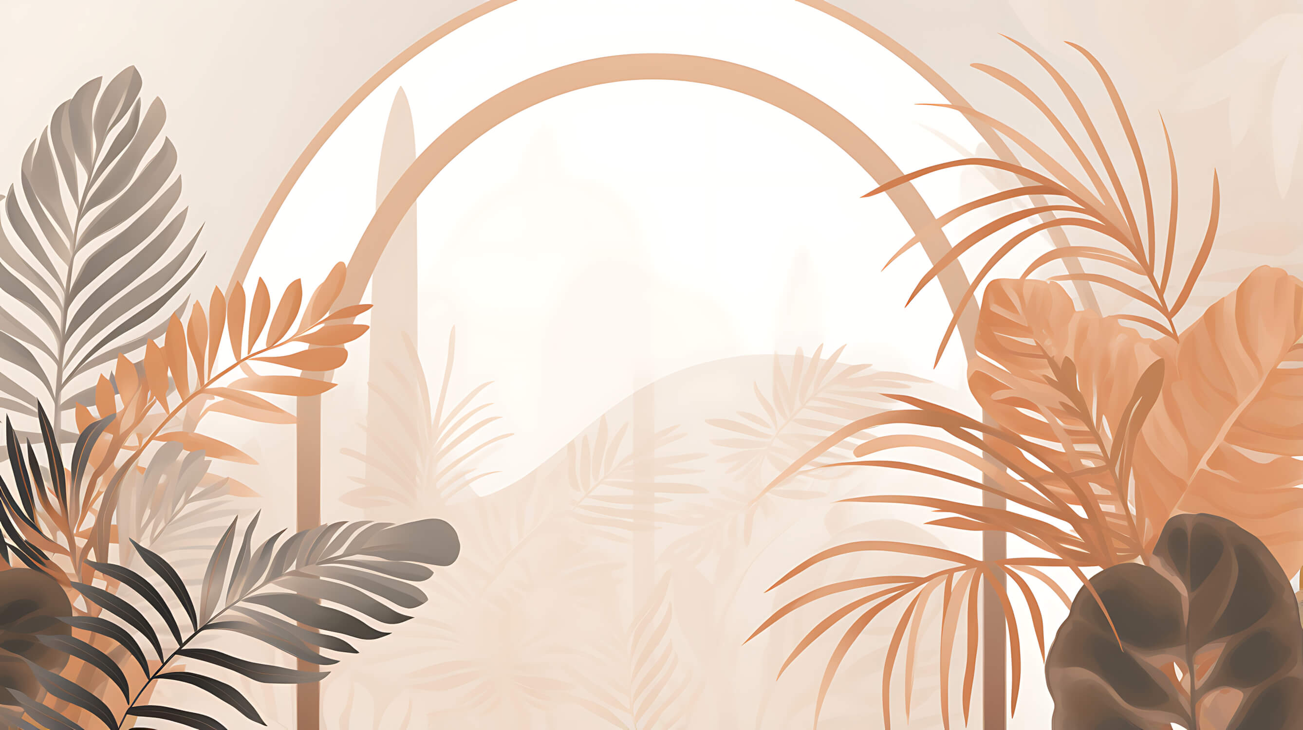 Terracotta Jungle Wallpaper | Murals Wallpaper