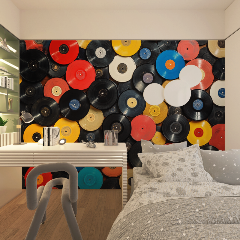 Vinyl Record Wallpaper | Murals Wallpaper