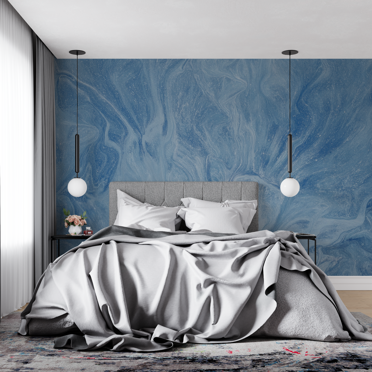 Blue Tone Wallpaper | Murals Wallpaper