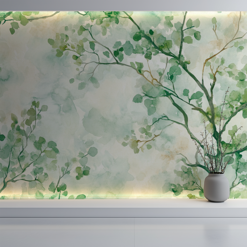 Leafy Tree Wallpaper | Murals Wallpaper