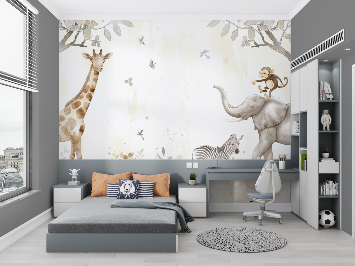 Trendy Wallpaper for Kids | Murals Wallpaper