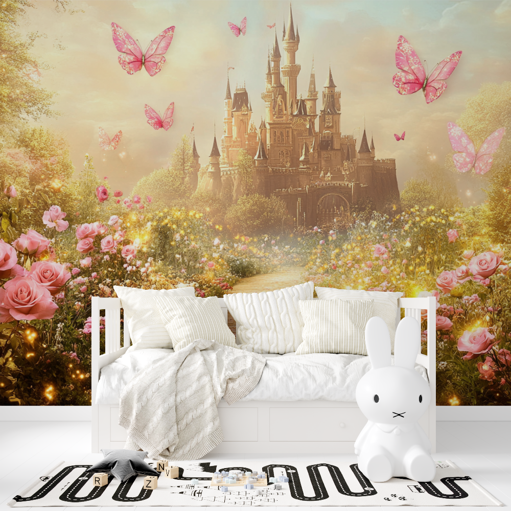 Princess Castle Garden Wallpaper | Murals Wallpaper