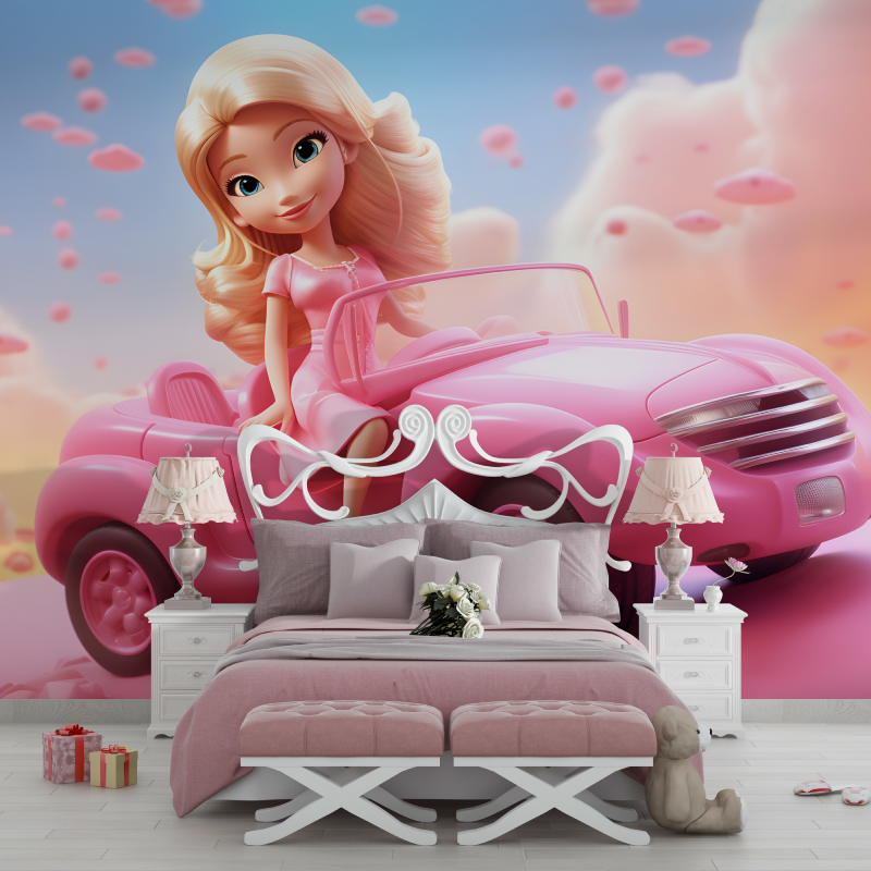 Barbie Rosa Tapete | Wandbilder Tapete