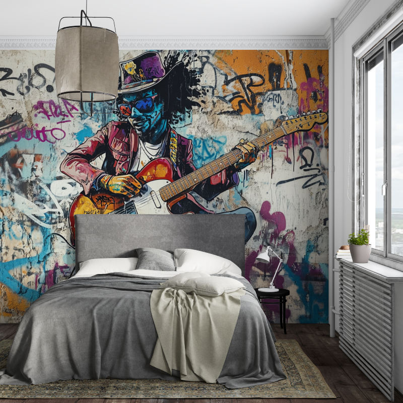 Music Graffiti Color Wallpaper | Murals Wallpaper