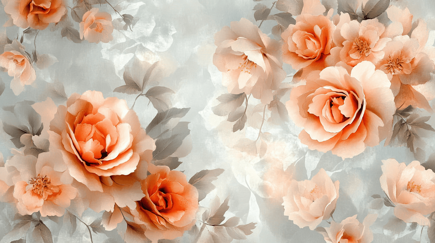 Vintage Floral Watercolor Wallpaper | Murals Wallpaper