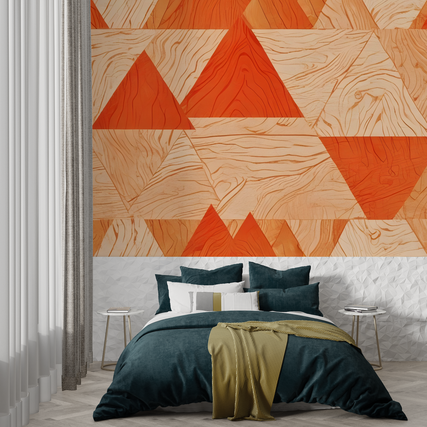 Orange Pattern Wallpaper | Murals Wallpaper