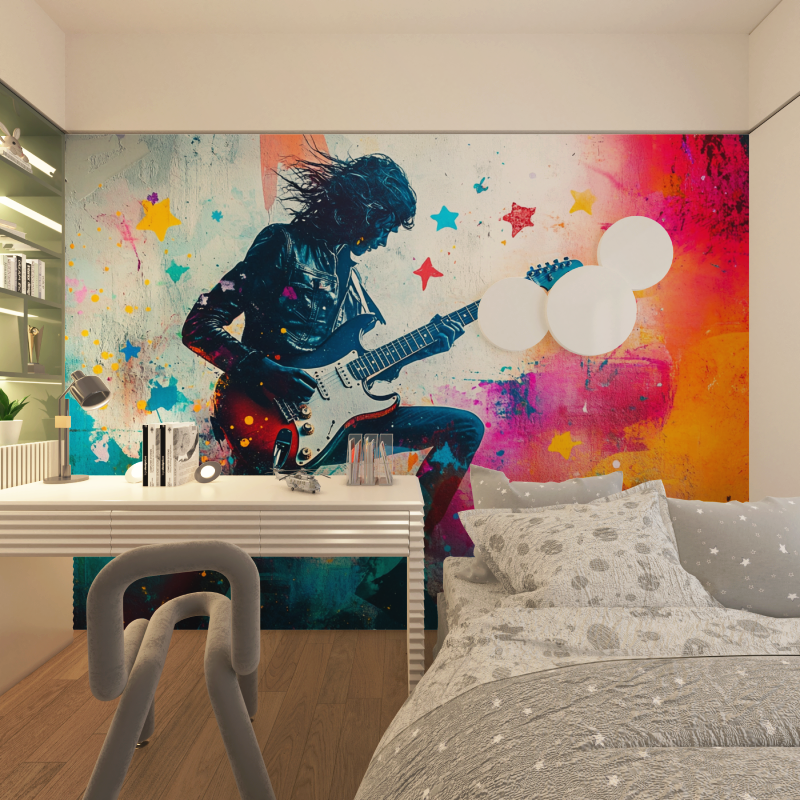 Trendy Girl Wallpaper | Murals Wallpaper