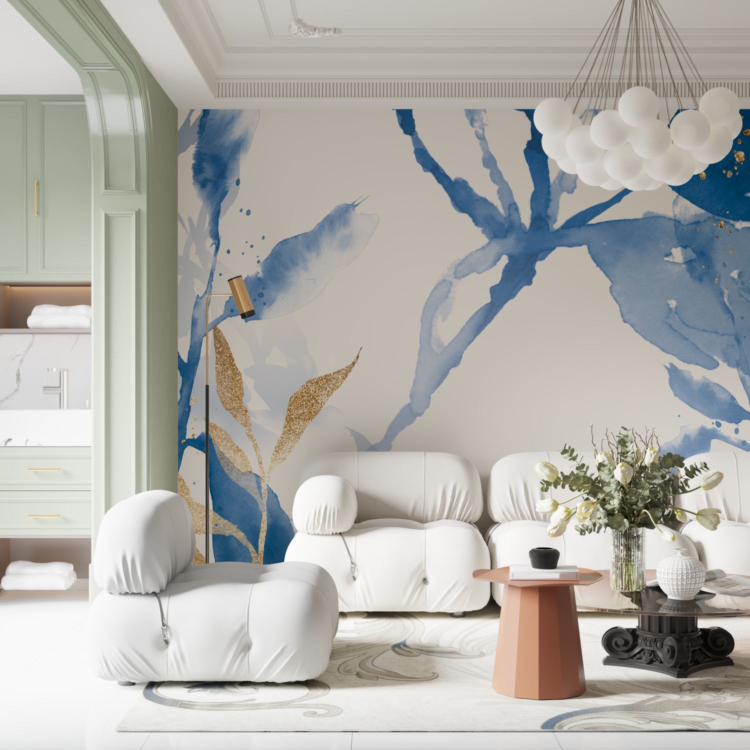 Bamboo Watercolor Wallpaper | Murals Wallpaper