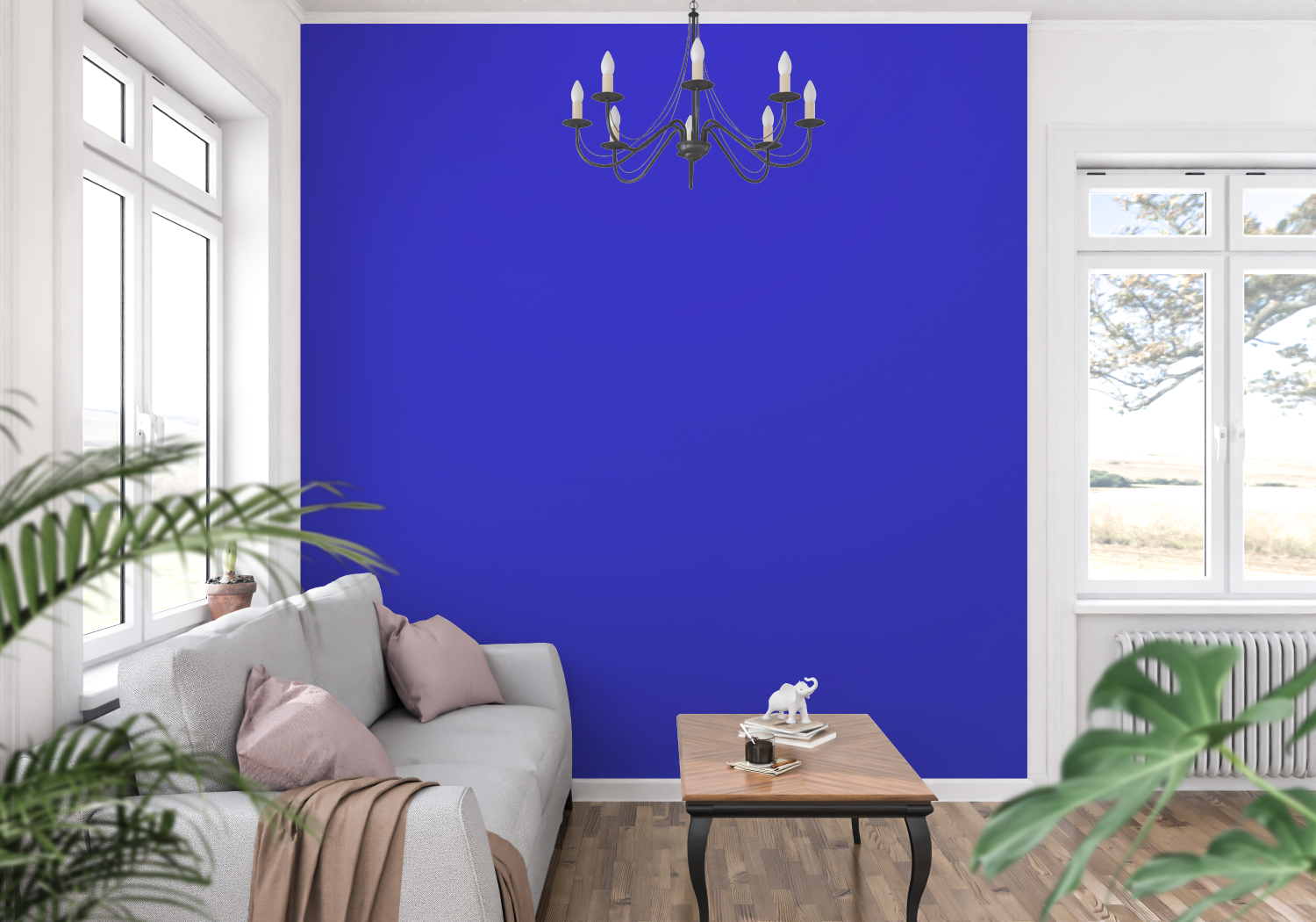 Majorelle Blue Wallpaper | Murals Wallpaper