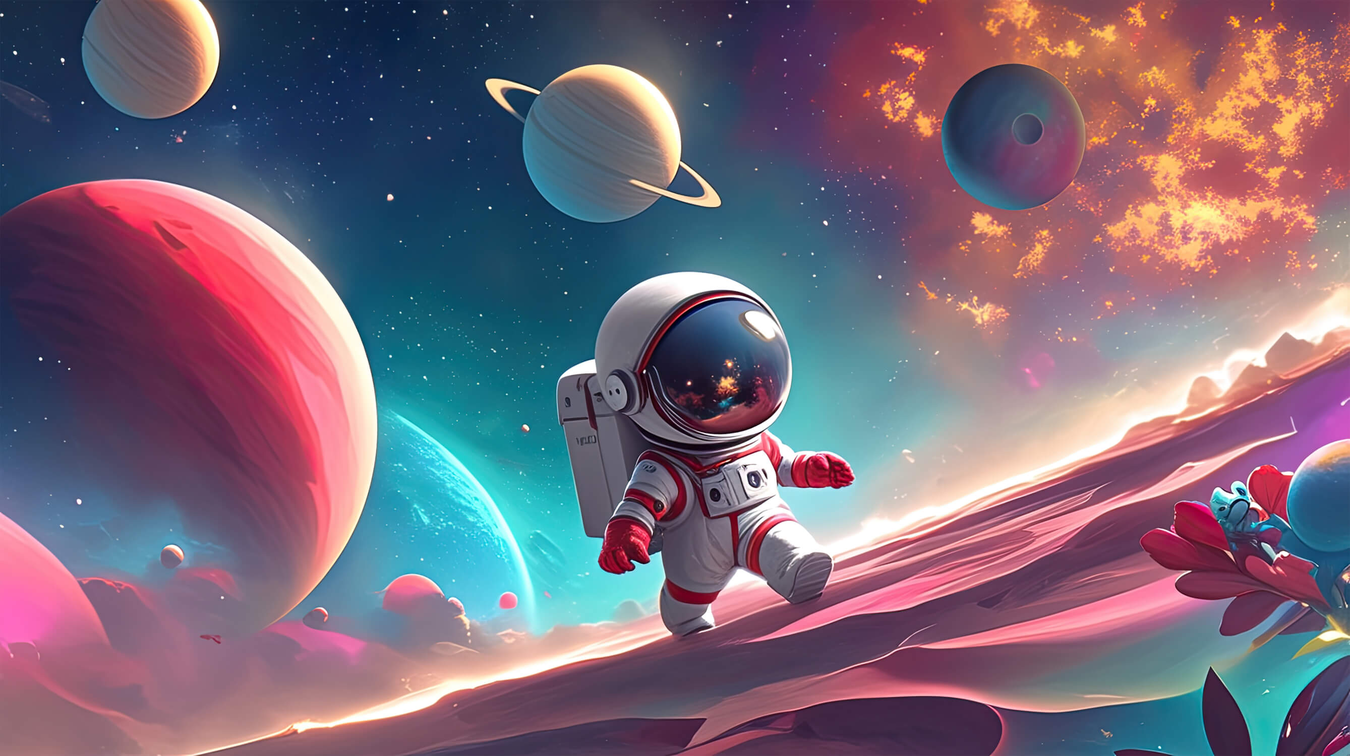 Space Explorer Teen Wallpaper | Murals Wallpaper