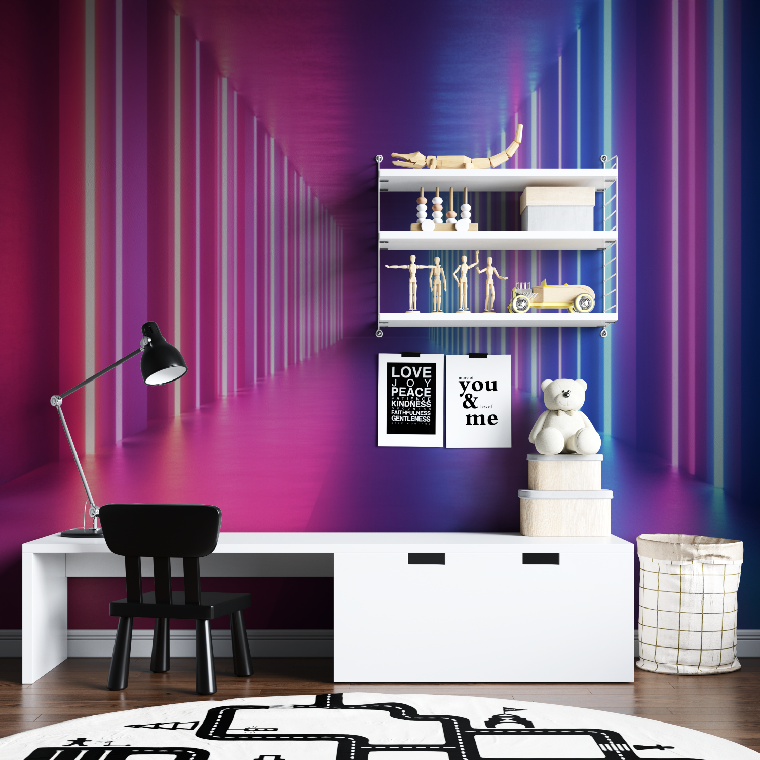 Night Box Wallpaper | Murals Wallpaper