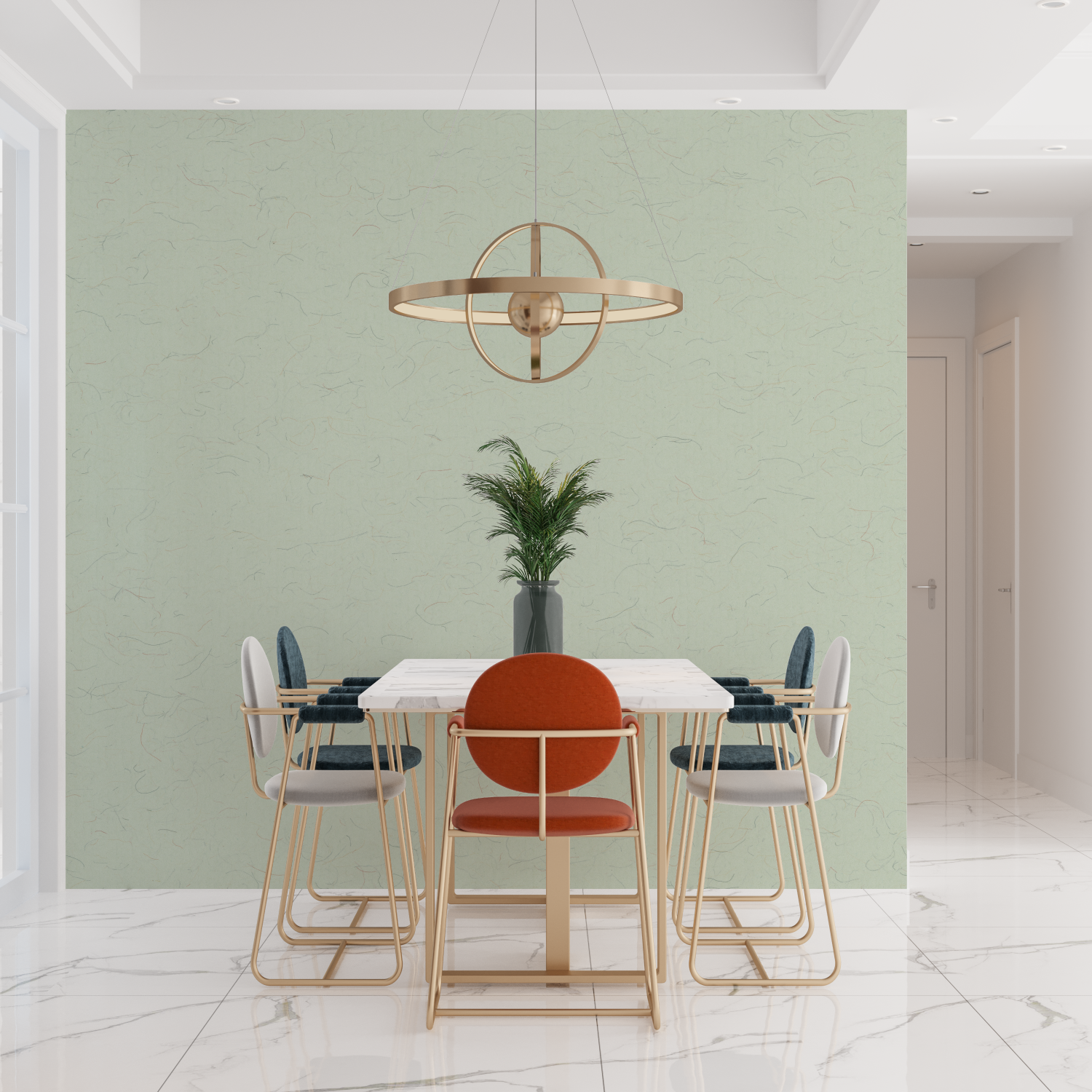 Aqua Green Solid Wallpaper | Murals Wallpaper