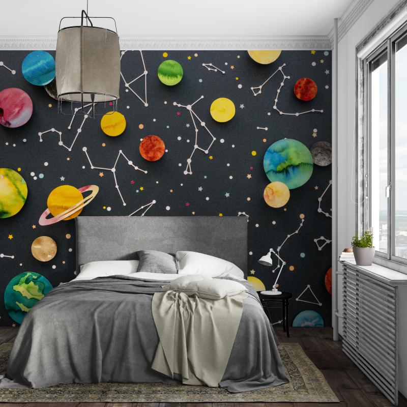 Teen Room Space Wallpaper | Murals Wallpaper