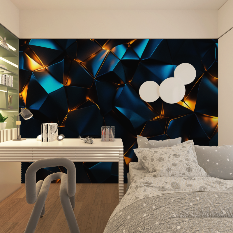 XXL Neon Effect Wallpaper | Murals Wallpaper