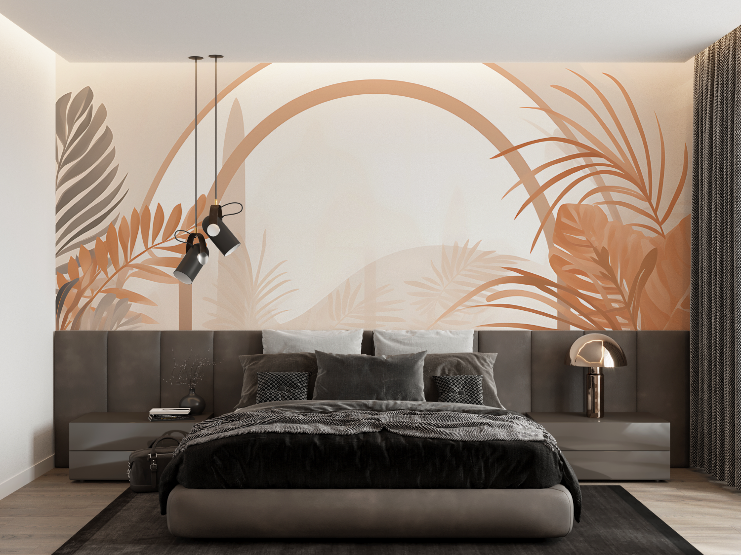Terracotta Jungle Wallpaper | Murals Wallpaper