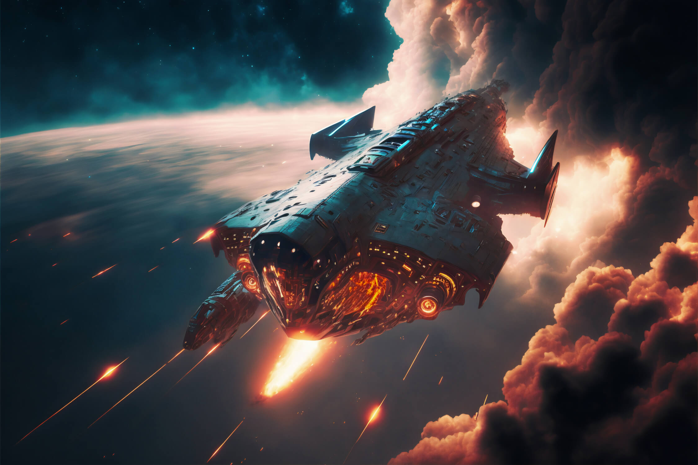 Teen Spacecraft Wallpaper | Murals Wallpaper