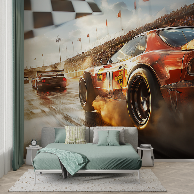 Racing Car Wallpaper | Murals Wallpaper