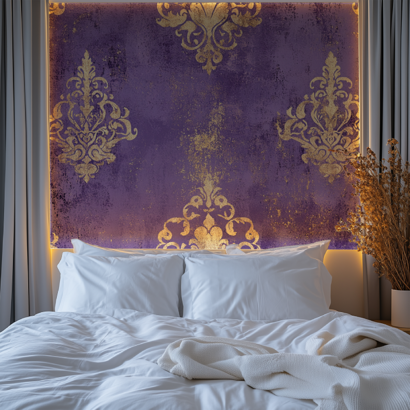 Vintage Purple Wallpaper | Murals Wallpaper