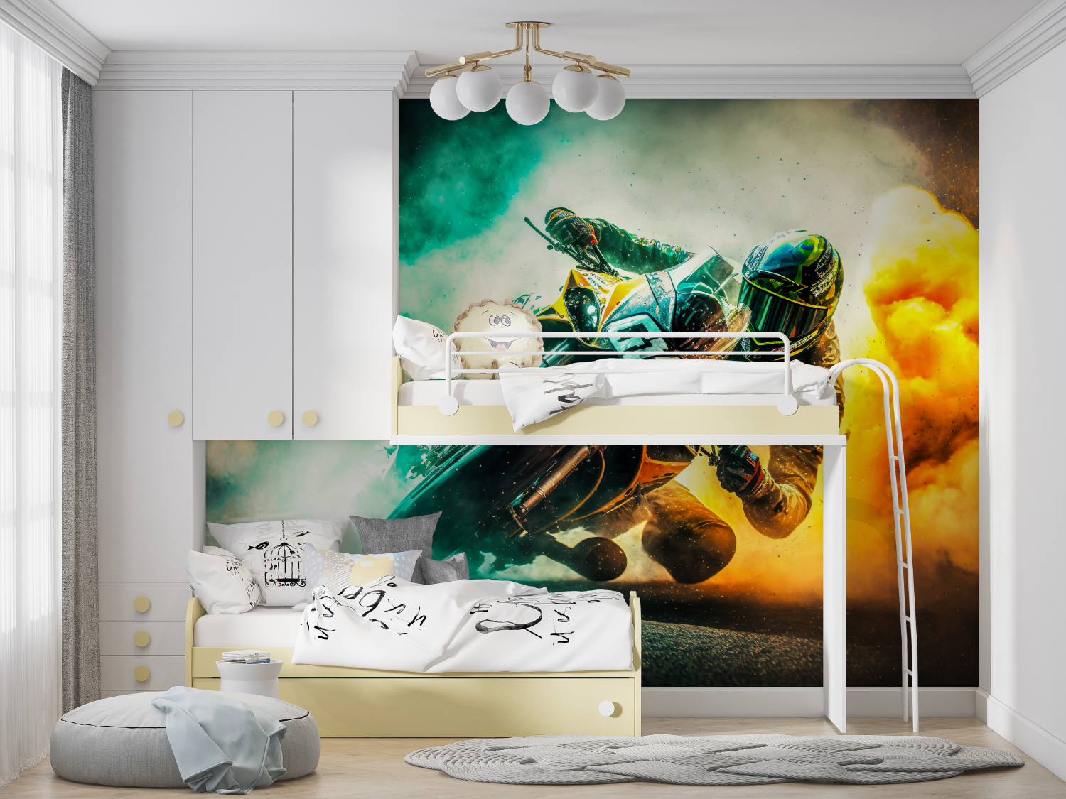 Racing Motorcycle Wallpaper | Murals Wallpaper