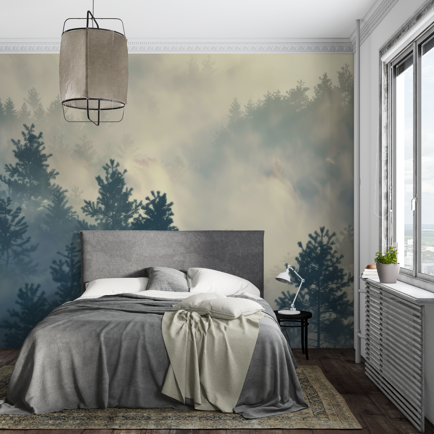 Green Forest Wallpaper | Murals Wallpaper