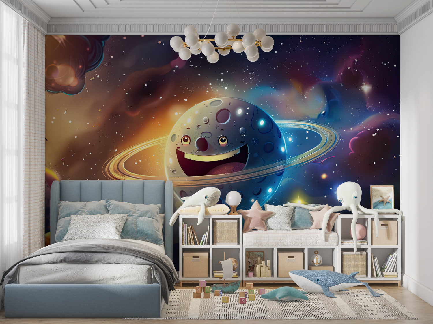 3D-Weltraumtapete | Wandbildtapete