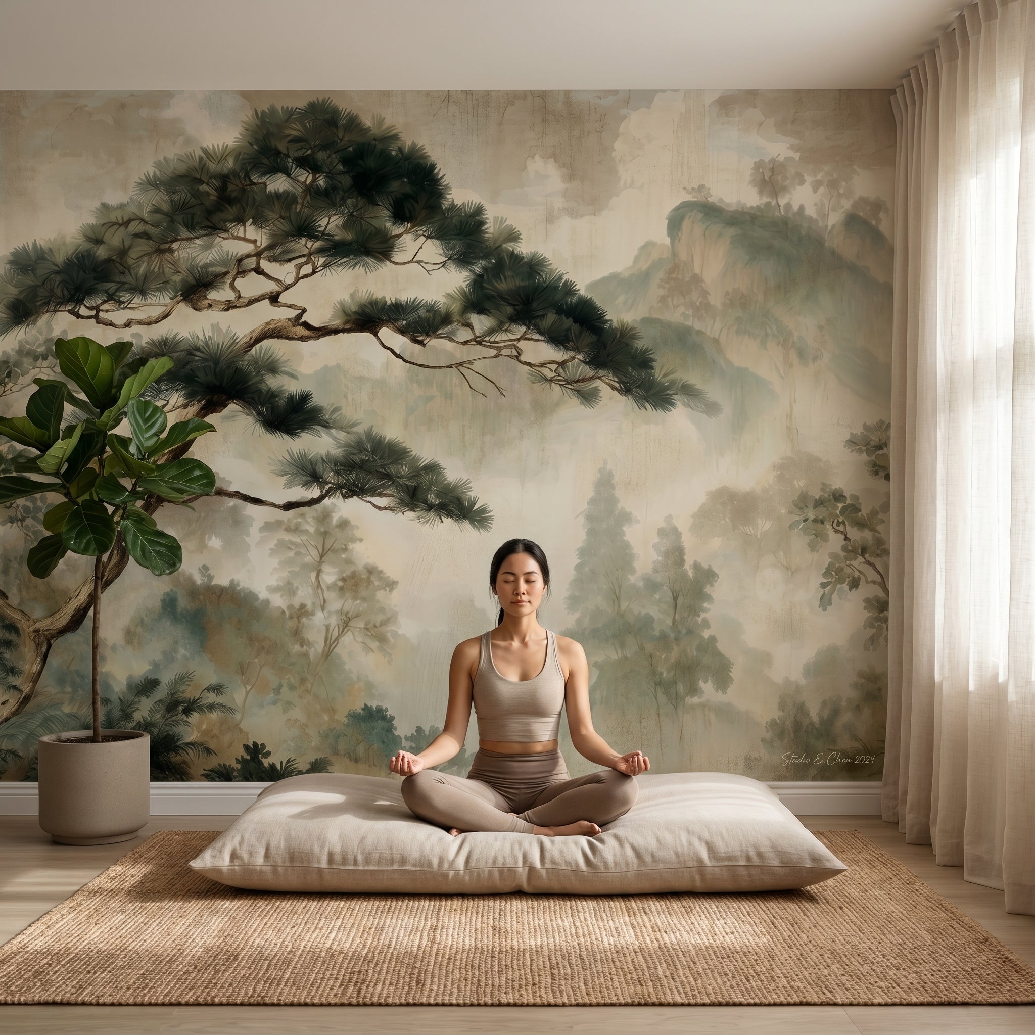 Panoramic Forest Open View Wall Mural Batch