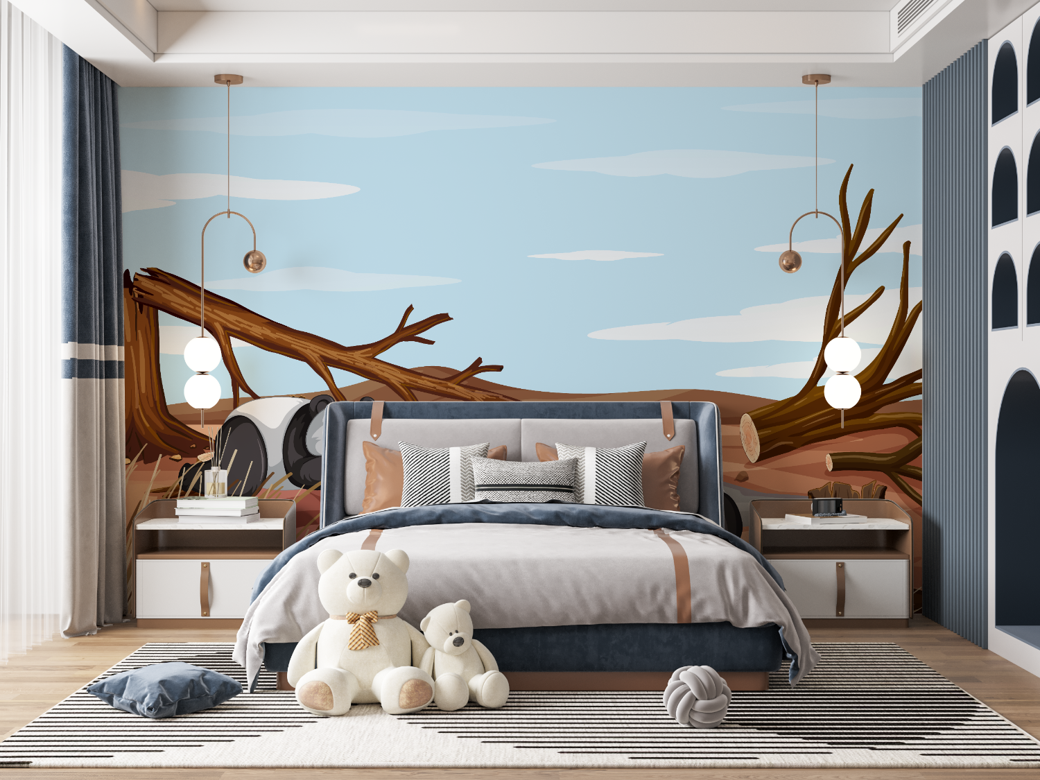 Children's Forest Design Wallpaper | Murals Wallpaper