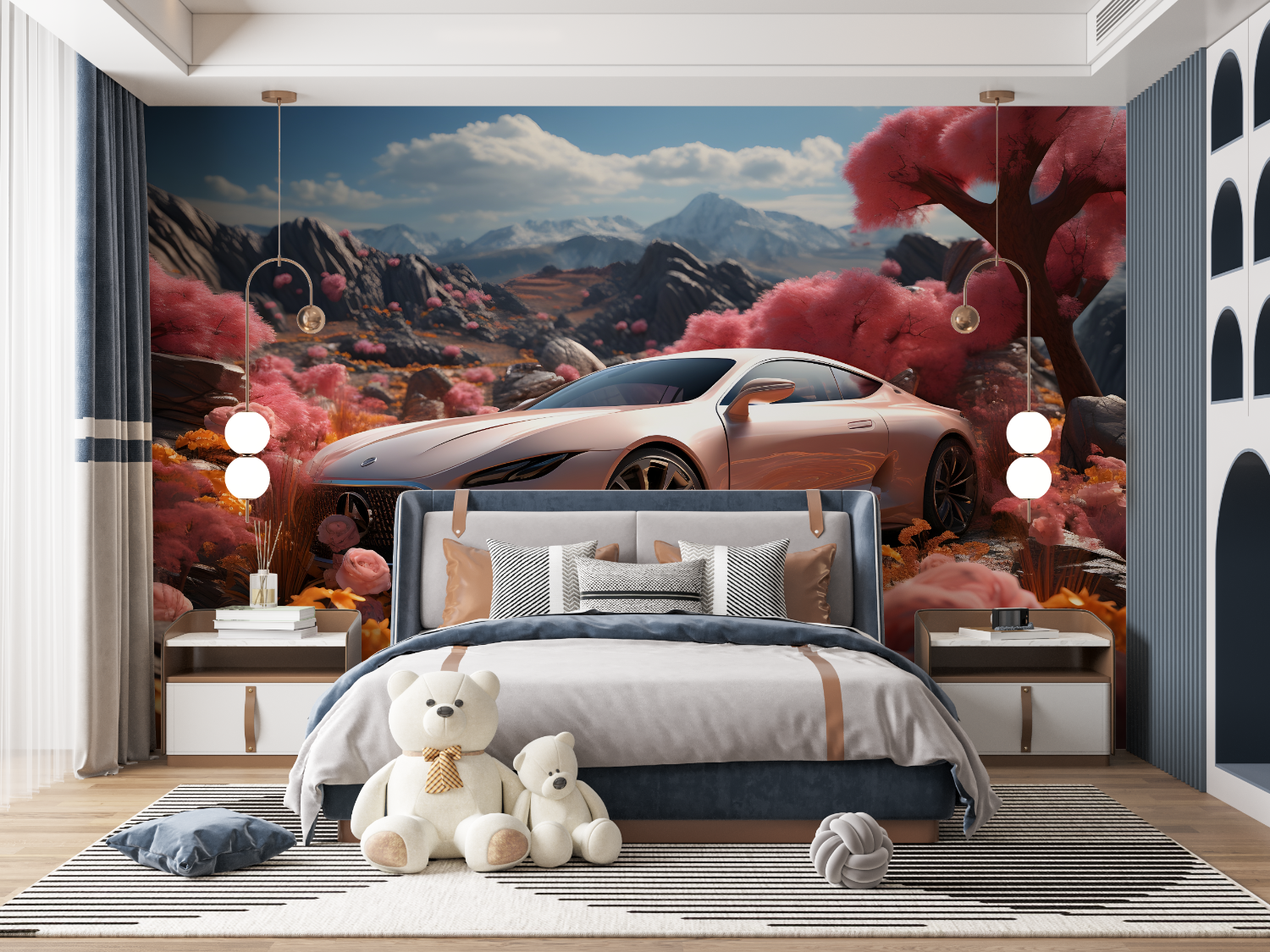 Luxury Car Giant Wallpaper | Murals Wallpaper