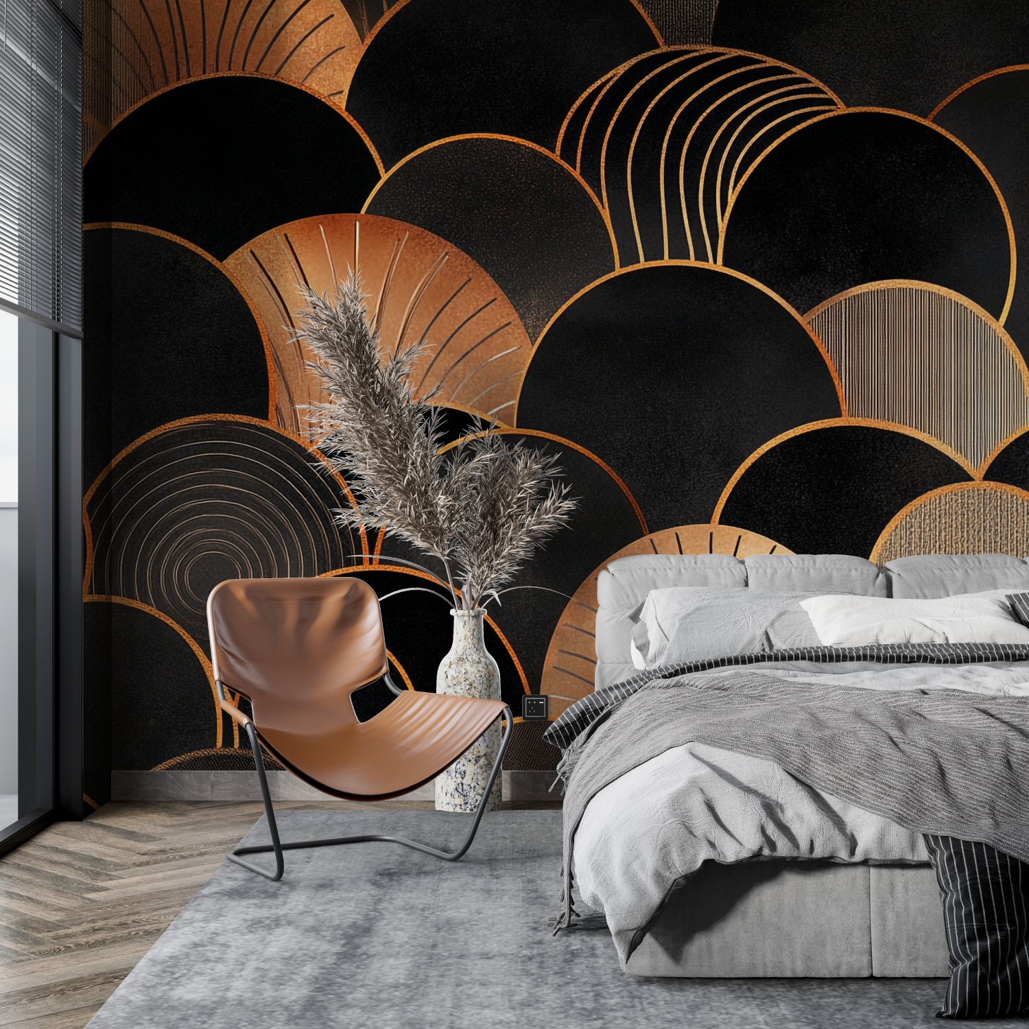 Graphic Elegance Art Deco Wallpaper | Murals Wallpaper