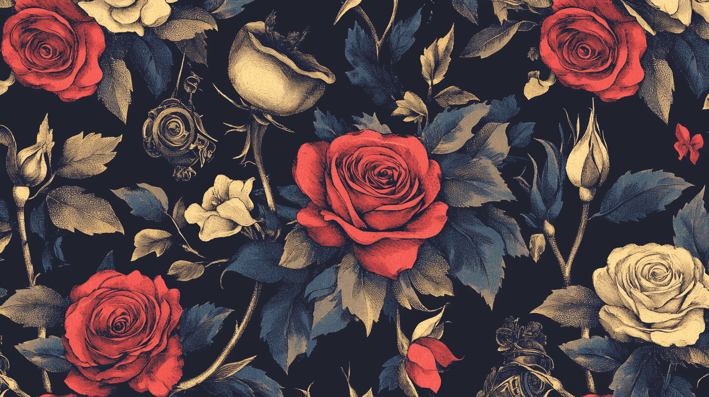 Vintage Tattoo Wallpaper | Murals Wallpaper