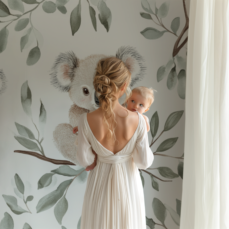 Koala and Milky Softness Wallpaper | Murals Wallpaper