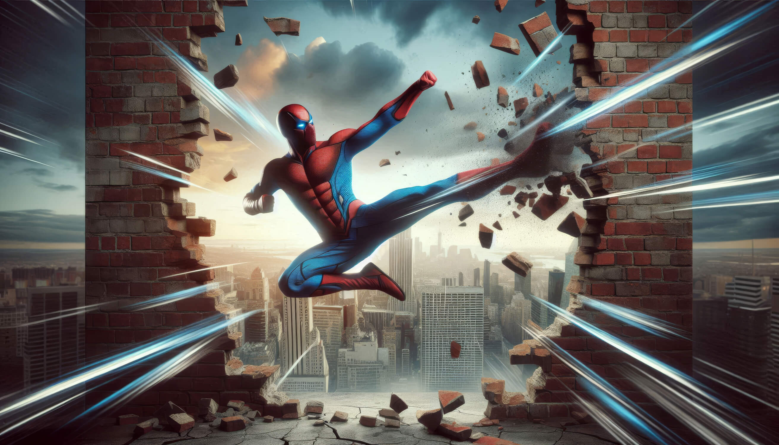 Spiderman 3D Wallpaper | Murals Wallpaper
