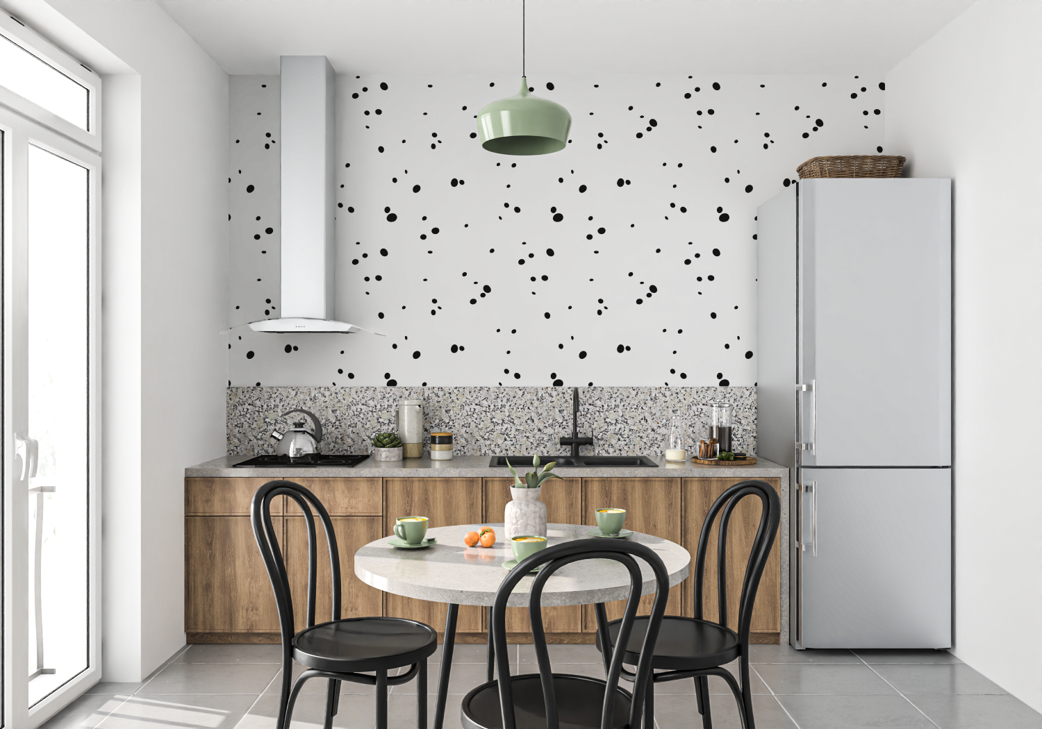 Starry Black Wallpaper | Murals Wallpaper