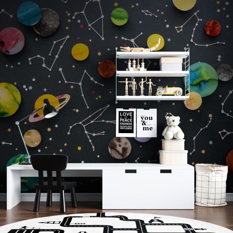 Teen Room Space Wallpaper | Murals Wallpaper