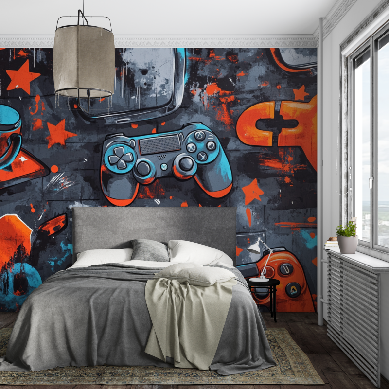 Gamer Wallpaper Gaming Controller | Murals Wallpaper