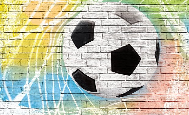 Mural Football Wallpaper