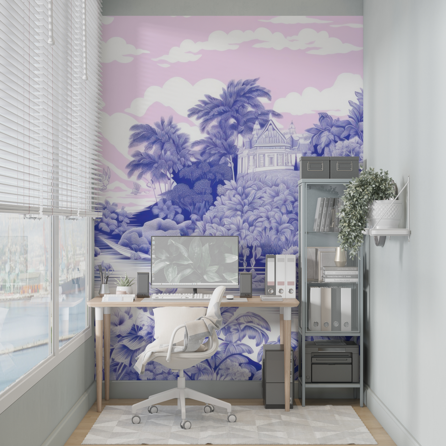 Purple Pink Wallpaper | Murals Wallpaper