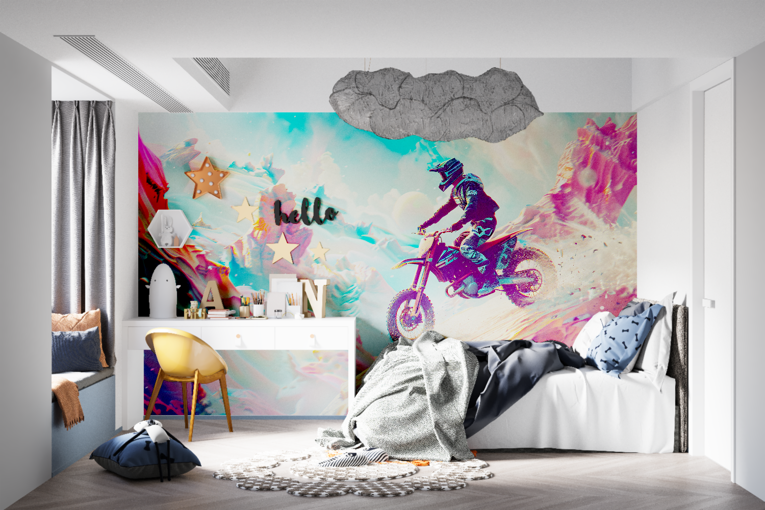 Teen Motocross Wallpaper | Murals Wallpaper