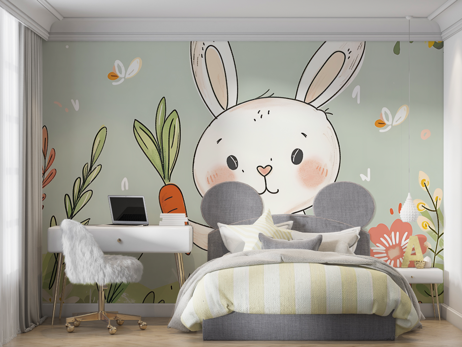 Bunny Kids Wallpaper | Murals Wallpaper