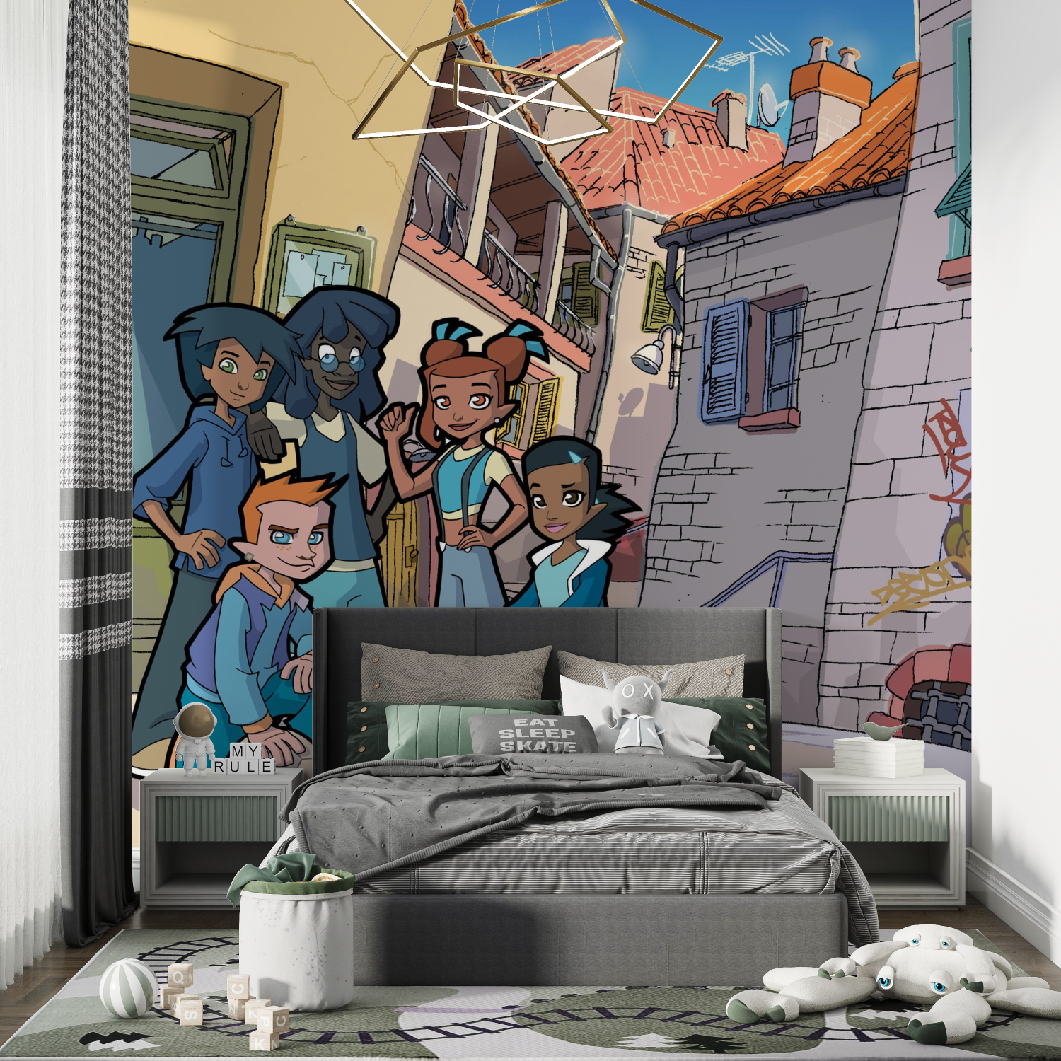 Street Soccer Wallpaper.jpeg | Wandbilder-Hintergrundbild