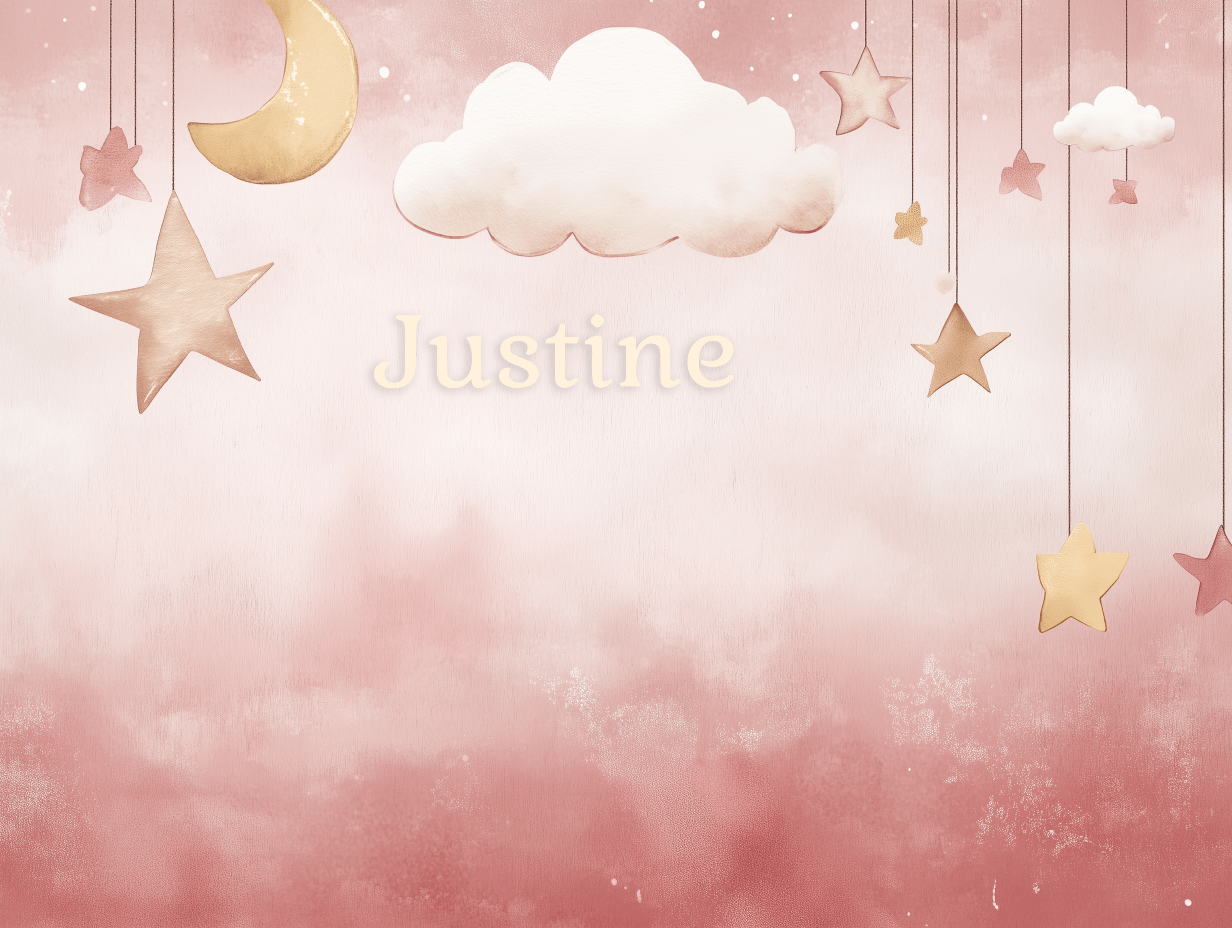 First Name Pink Wallpaper | Murals Wallpaper