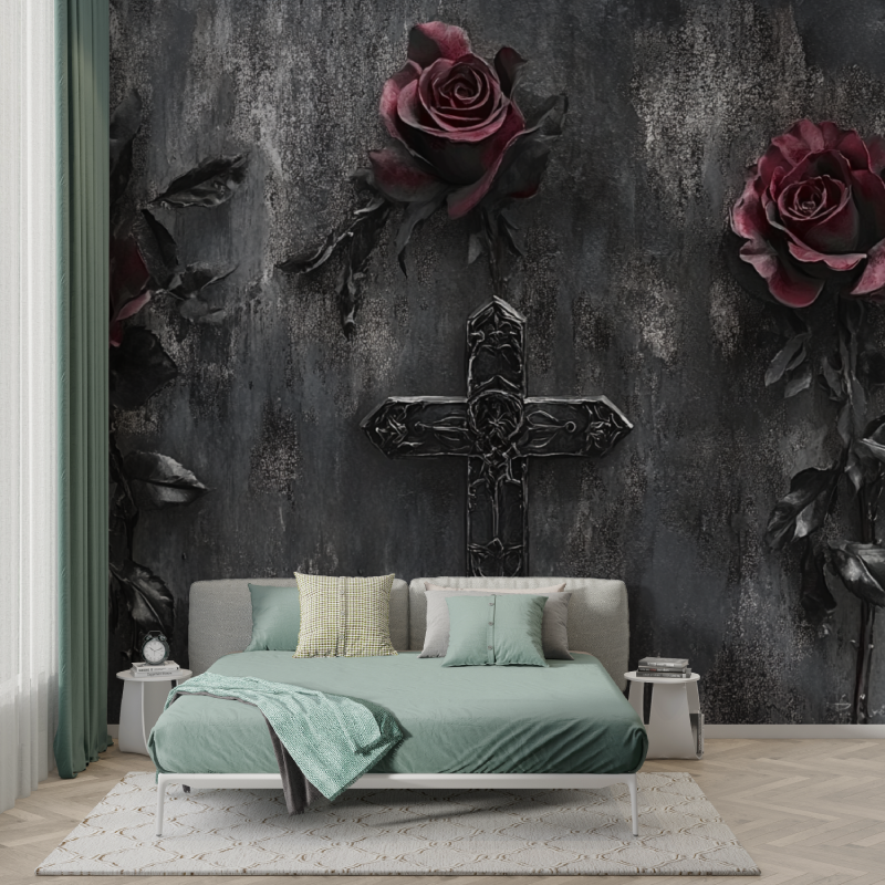 Gothic-Metal-Tapete | Wandtapete