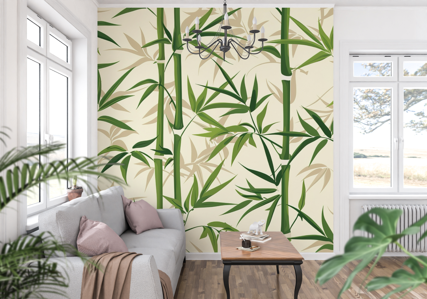 Bamboo Pattern Wallpaper | Murals Wallpaper