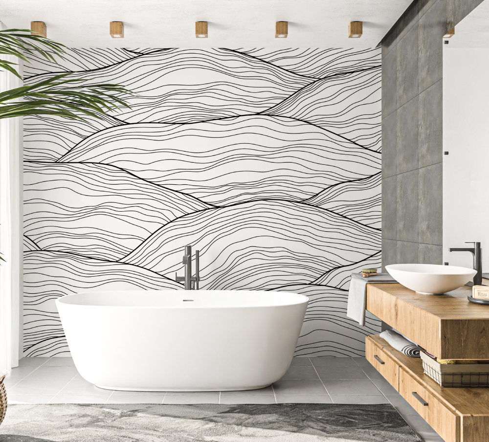 Washable Wallpaper for Bathroom | Murals Wallpaper