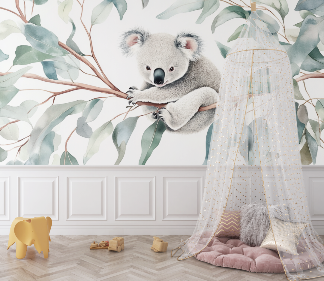 Koala and Gentle Breeze Wallpaper | Murals Wallpaper