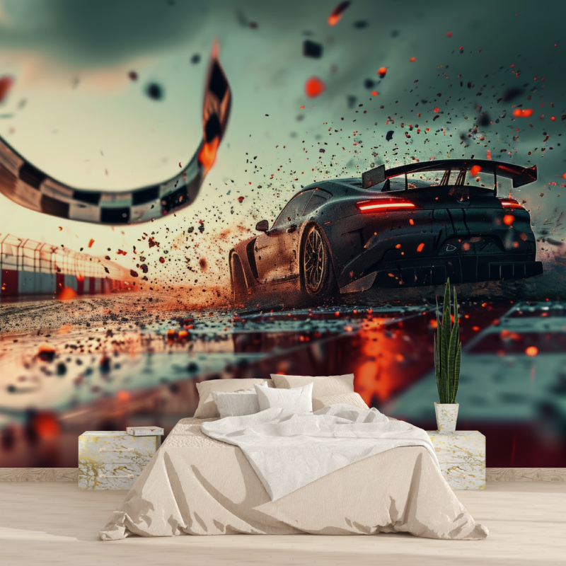 Video Game Car Wallpaper | Murals Wallpaper