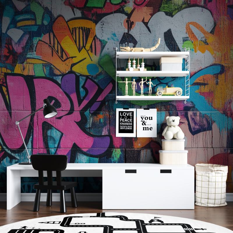 Music Graffiti Wallpaper | Murals Wallpaper