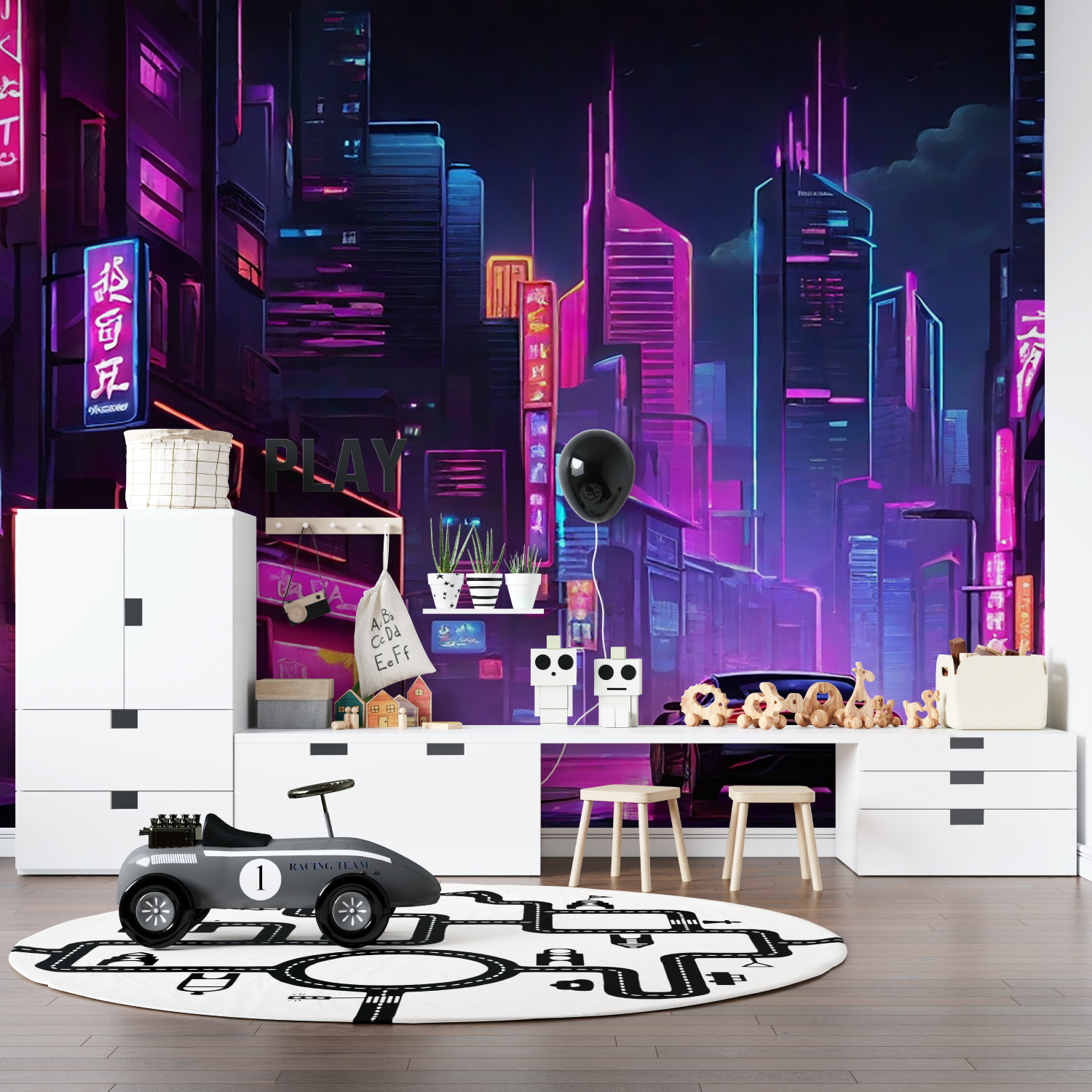 Neon Japanese Wallpaper | Murals Wallpaper