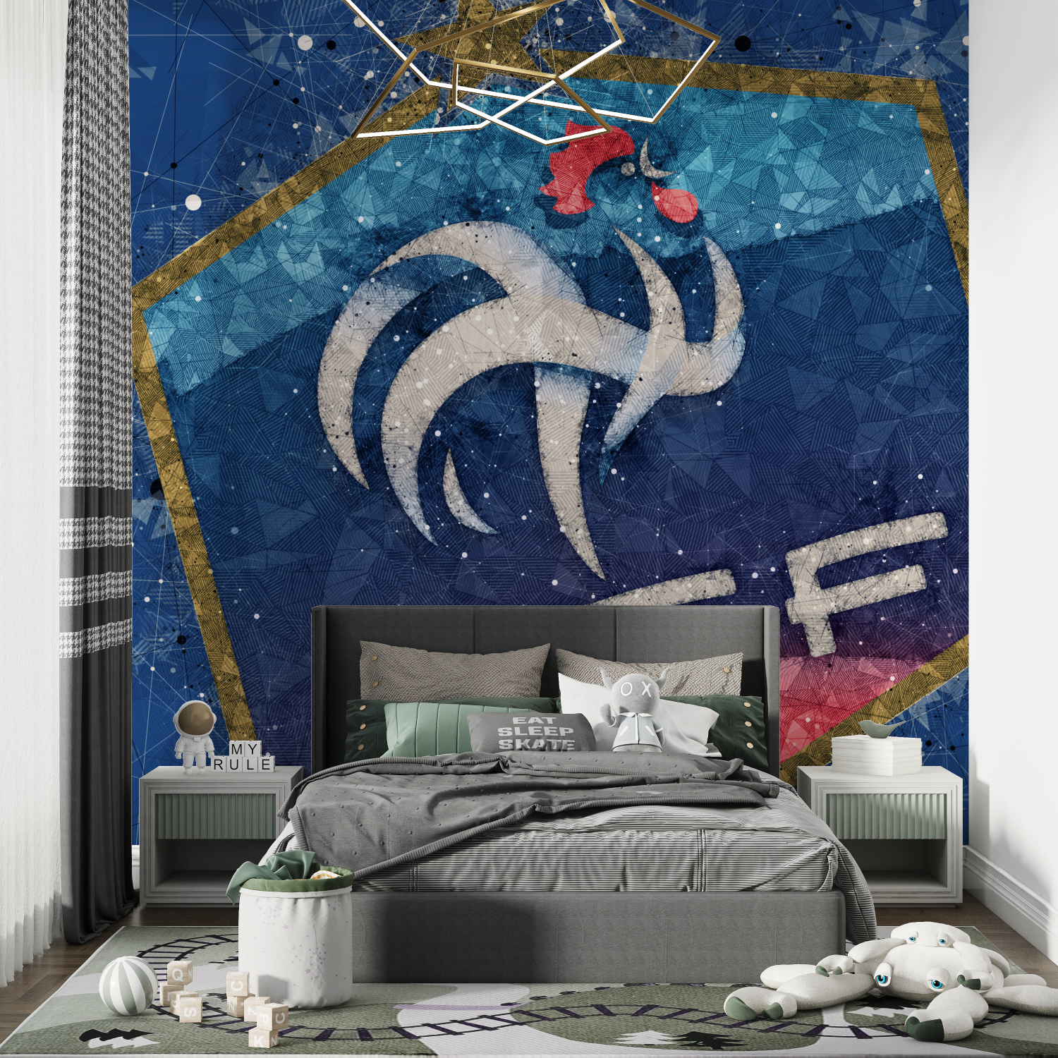 Wall Mural Bedroom Soccer France Team | Murals Wallpaper