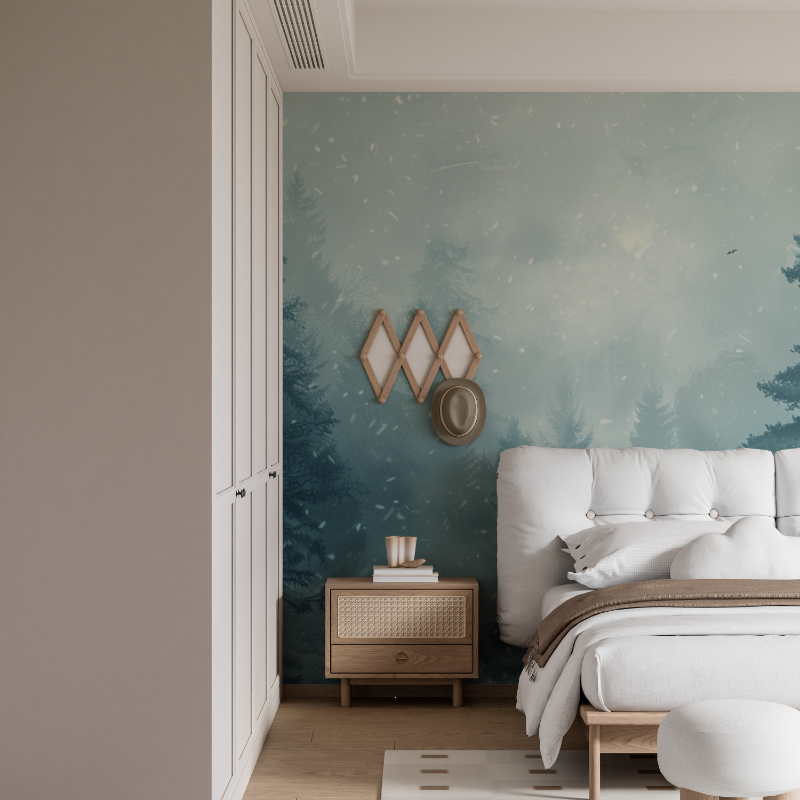 Deer & Scandinavian Wallpaper | Murals Wallpaper